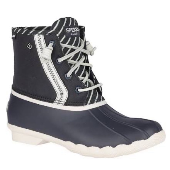 Sperry Shoes - SPERRY TOPSIDER SALTWATER BIONIC DUCK BOOT NAVY